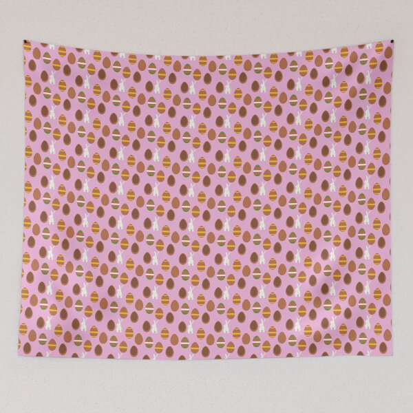 Item preview, Easter Eggs and Bunny Pink Pattern designed and sold by wagnerps.