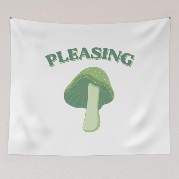 Item preview, Pleasing green mushroom designed and sold by kind4you.