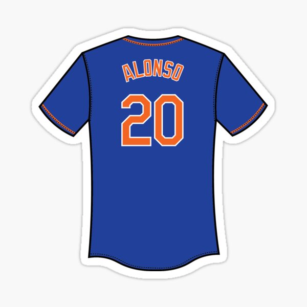 Pete Alonso Players' Weekend Jersey Sticker Sticker for Sale by