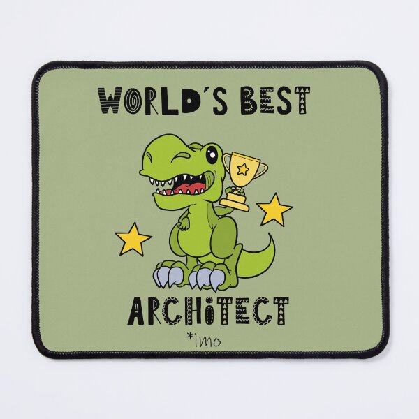 Item preview, Architect, Funny, Worlds Best, Humor, Dinosaur, T Rex, Tyrannosaurus, Animal, World Greatest, Dino designed and sold by iHeartDinosaurs.