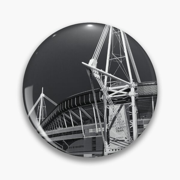 Item preview, Match Day, Principality Stadium, Cardiff, Wales Monochrome designed and sold by MaclarenPhoto.