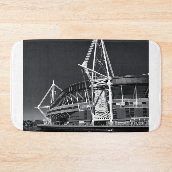 Item preview, Match Day, Principality Stadium, Cardiff, Wales Monochrome designed and sold by MaclarenPhoto.