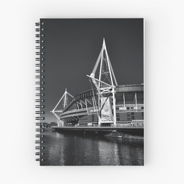 Item preview, Match Day, Principality Stadium, Cardiff, Wales Monochrome designed and sold by MaclarenPhoto.