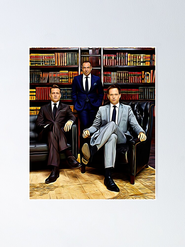 Motivational Quotes Harvey Specter Lawyer In TV Suits Art Posters Canvas  Painting Wall Print Pictures for