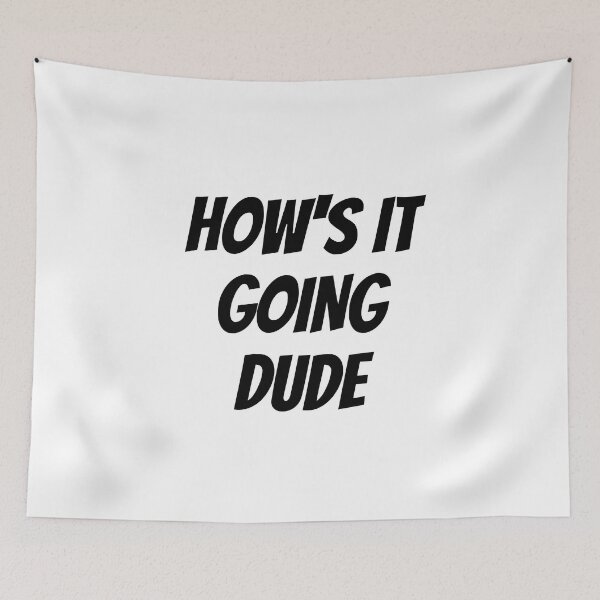 Item preview, How's it going dude-simple text based-black and white font designed and sold by PacePoint.