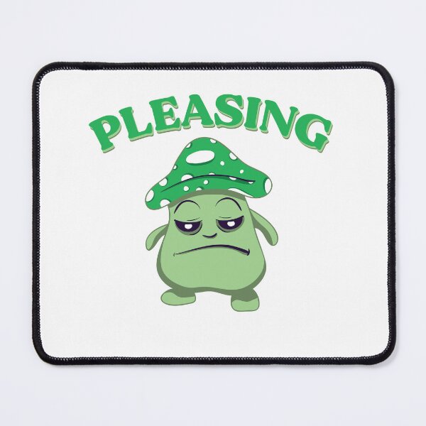 Item preview, Pleasing green and fat angry mushroom designed and sold by kind4you.
