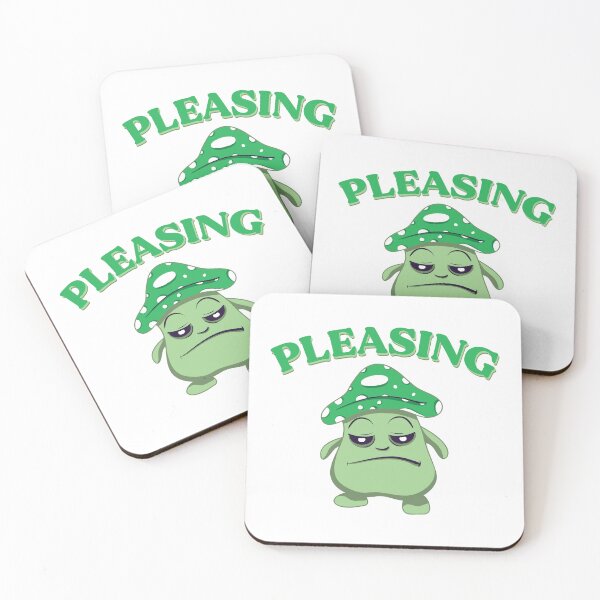 Item preview, Pleasing green and fat angry mushroom designed and sold by kind4you.