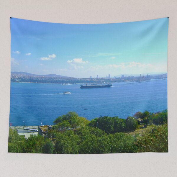 Item preview, Beautiful sea view Turkey Istanbul designed and sold by PinkPandaDesign.
