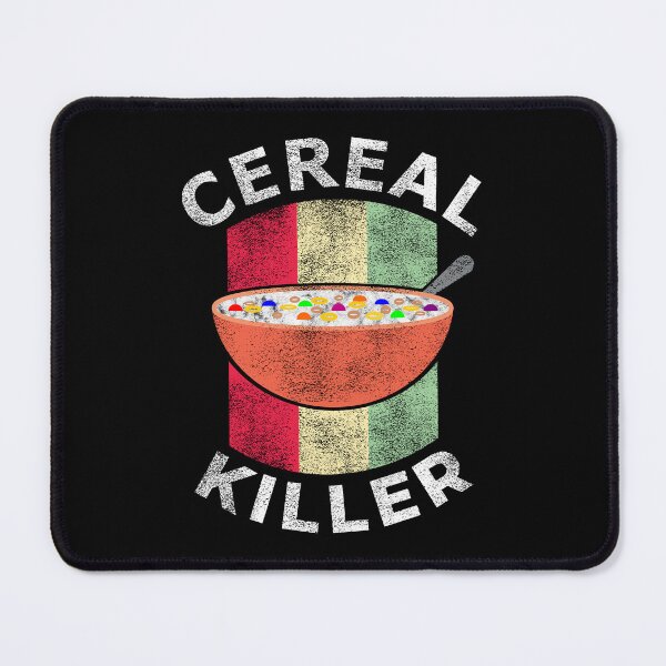 Item preview, Vintage Cereal Killer Food Pun Funny Cereal Box Breakfast Cereal Milk AugustBrees  designed and sold by AugustBrees.