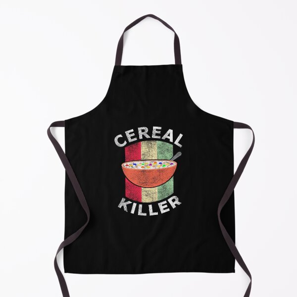 Item preview, Vintage Cereal Killer Food Pun Funny Cereal Box Breakfast Cereal Milk AugustBrees designed and sold by AugustBrees.