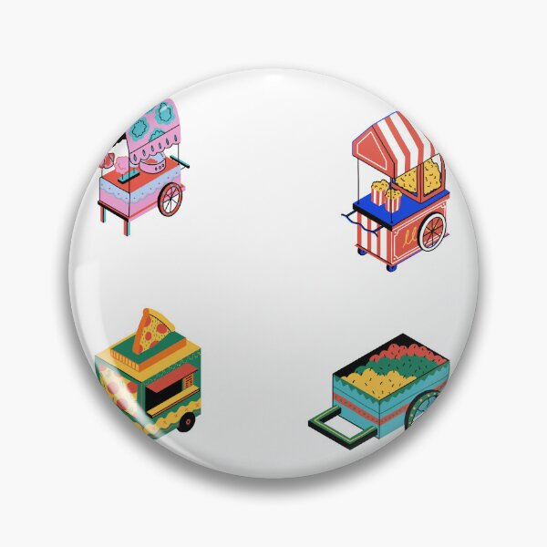 Item preview, food booth pattern pack designed and sold by stickers-packs.