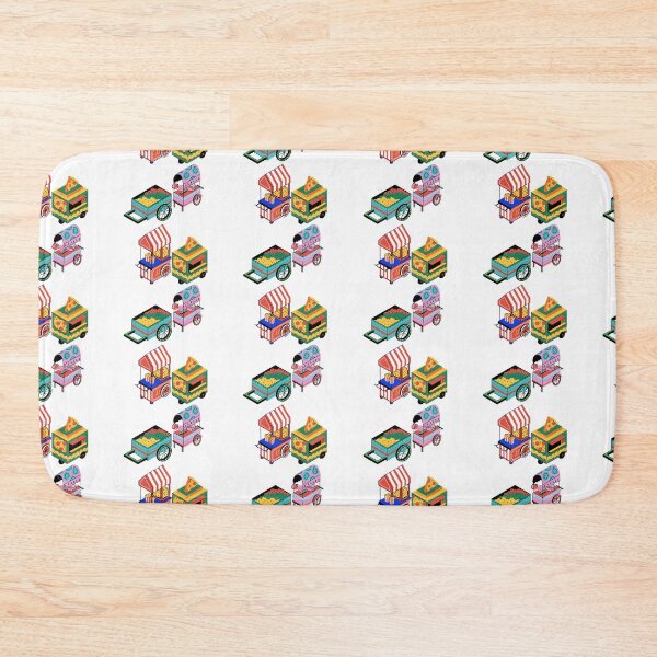 Item preview, food booth pattern pack designed and sold by stickers-packs.