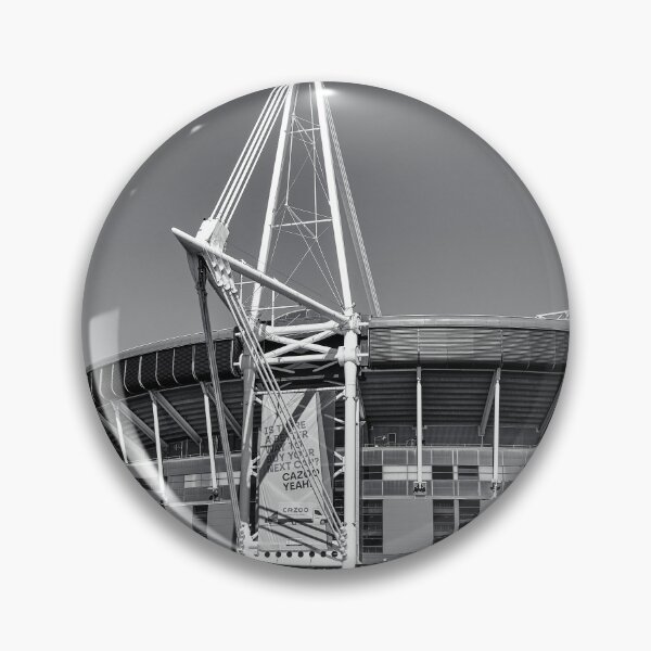 Item preview, Match Day Principality Stadium, Cardiff, in Black + White designed and sold by MaclarenPhoto.