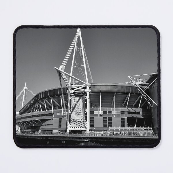 Item preview, Match Day Principality Stadium, Cardiff, in Black + White designed and sold by MaclarenPhoto.
