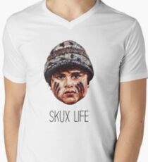 Ricky Baker - Skux Life Men's V-Neck T-Shirt