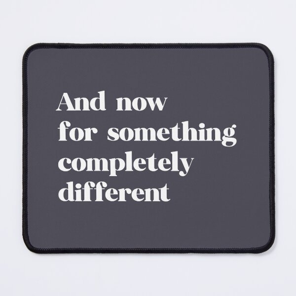 Item preview, And now for something completely different, white designed and sold by perezzzoso.