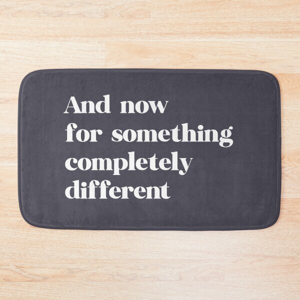 Item preview, And now for something completely different, white designed and sold by perezzzoso.