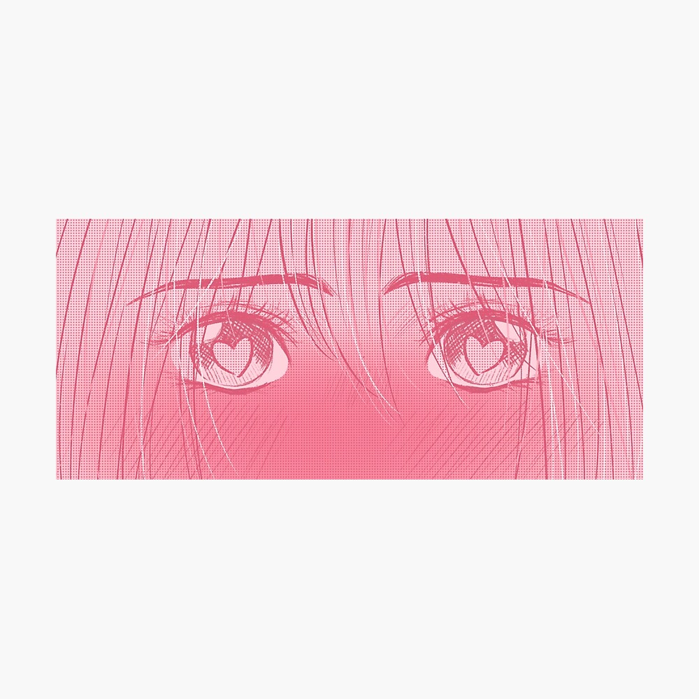 Manga heart eyes