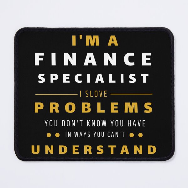 Item preview, Finance Specialist designed and sold by Jackaliofficial.