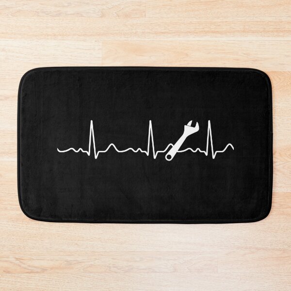 Item preview, Wrench - heartbeat, pulse, heart line, ecg designed and sold by Mohja-Design.