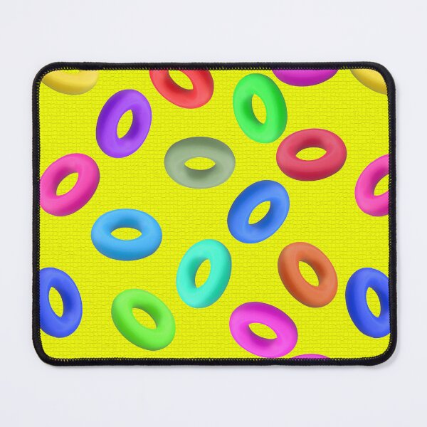 Item preview, 3D Donuts on yellow designed and sold by TerenceLacey.