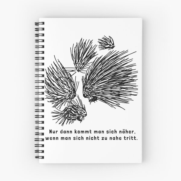 Item preview, Inspirational quote with porcupines: You only get closer if you don't get too close. Please keep your distance. designed and sold by sopfanna.