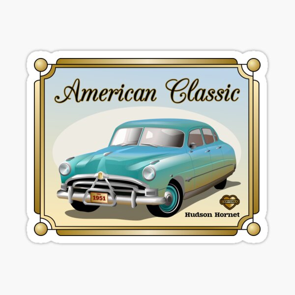 Hudson Hornet American Classic Sticker