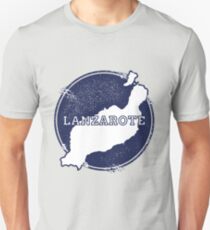 Lanzarote Canary Islands Spain Travel Map Unisex T-Shirt