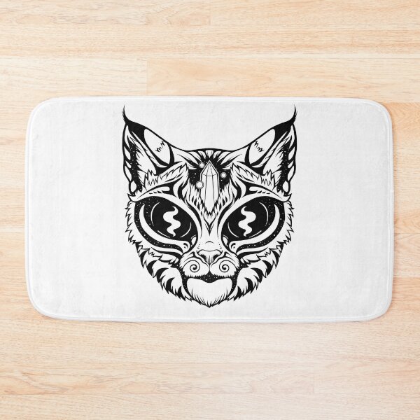 Item preview, Alien Feline black and white designed and sold by Lore of Luna.