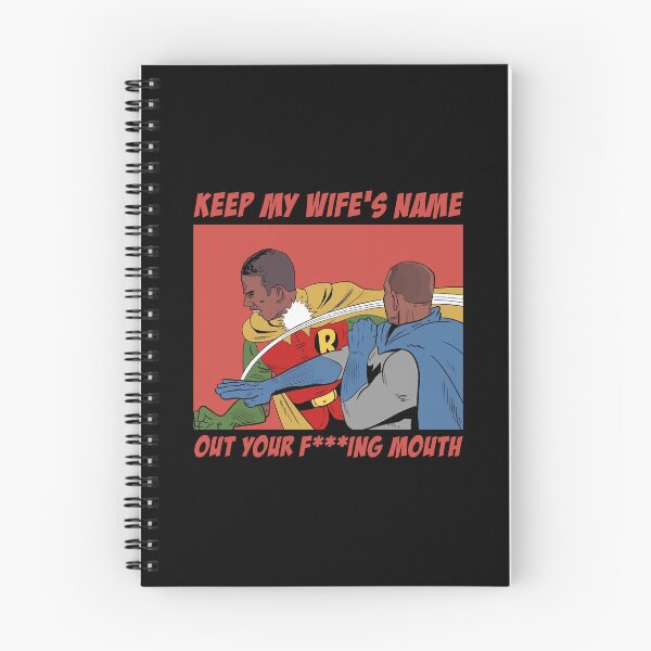 Item preview, Keep my wife's name out your mouth Oscar Slap Funny Meme, sticker and T-shirt designed and sold by Eddyed.