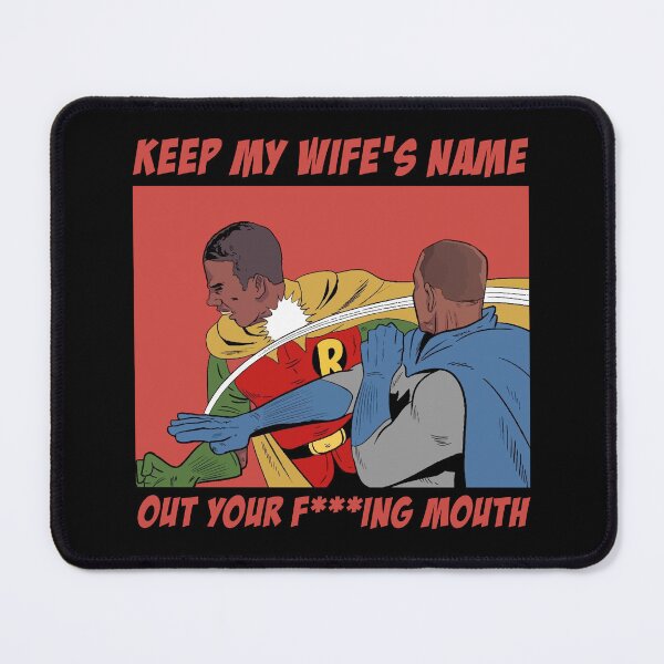 Item preview, Keep my wife's name out your mouth Oscar Slap Funny Meme, sticker and T-shirt designed and sold by Eddyed.