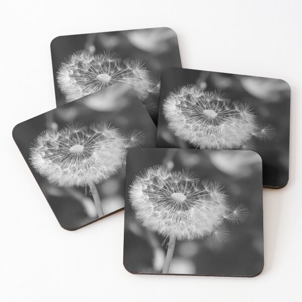 Item preview, Dandelion close up in black and white designed and sold by CarolinaReina.