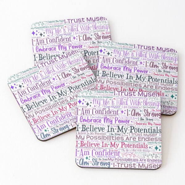 Item preview, Self Love Believe In Potential With Sparkles and Flower Doodles designed and sold by frankie5368.