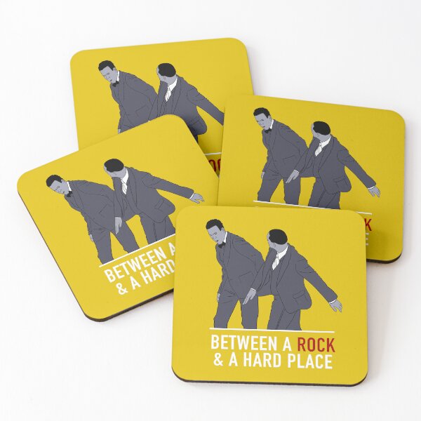 Item preview, Will Smith - Between a ROCK & a hard place white text designed and sold by Bunchable.