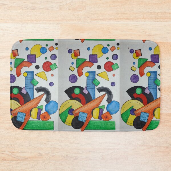 Item preview, Geometric Abstract Kandinsky style designed and sold by LauraAnnSeel.