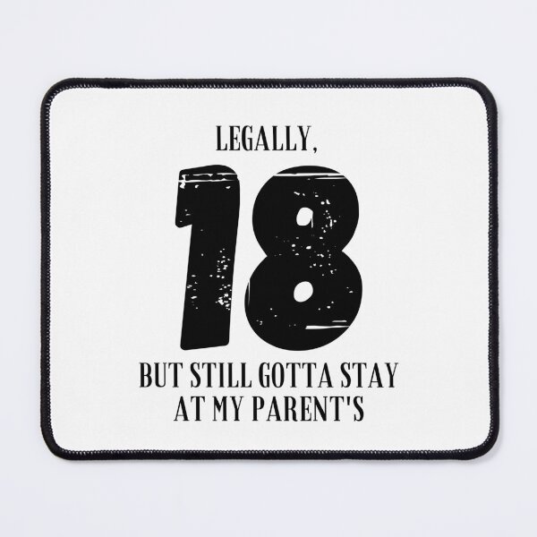 Item preview, Funny 18th birthday quote, Happy 18th Birthday designed and sold by Kritika 99.