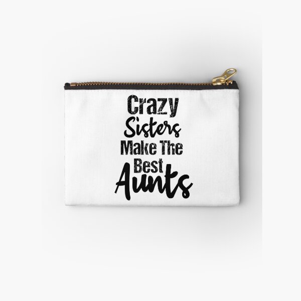 Item preview, crazy sisters make the best aunts, Gift for Sister aunt, crazy sisters, Promoted to Auntie, Pregnancy Announcement designed and sold by adjamine.
