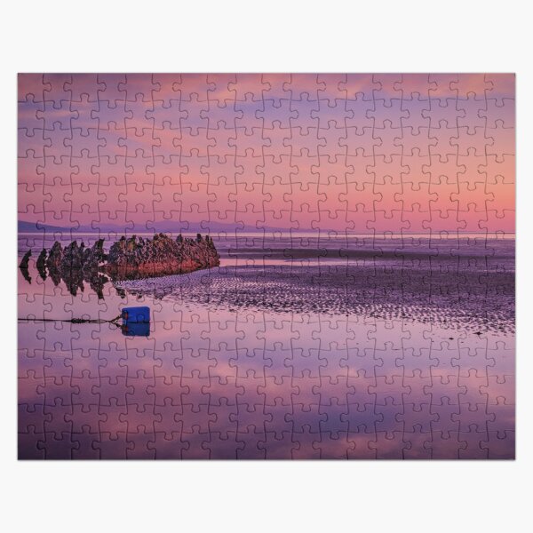 Hoylake Shipwreck Sunset Jigsaw Puzzle