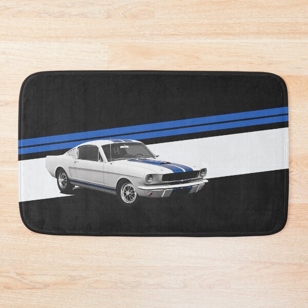 Item preview, Classic American Muscle Car With Blue Stripes designed and sold by ApexFibers.