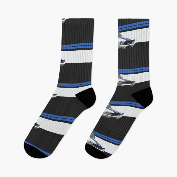 Item preview, Classic American Muscle Car With Blue Stripes designed and sold by ApexFibers.