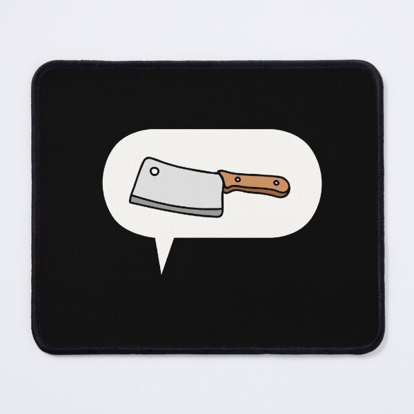 Item preview, Chopping Knife Chat Dialog designed and sold by ProtonProject.