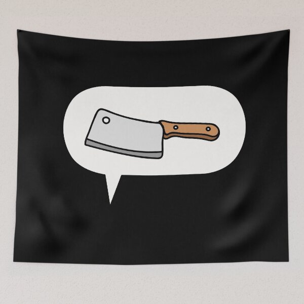 Item preview, Chopping Knife Chat Dialog designed and sold by ProtonProject.