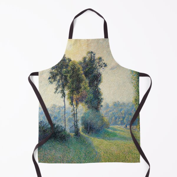 Item preview, Landscape at Saint-Charles, near Gisors, Sunset (1891) by Camille Pissarro designed and sold by theartsycamper.