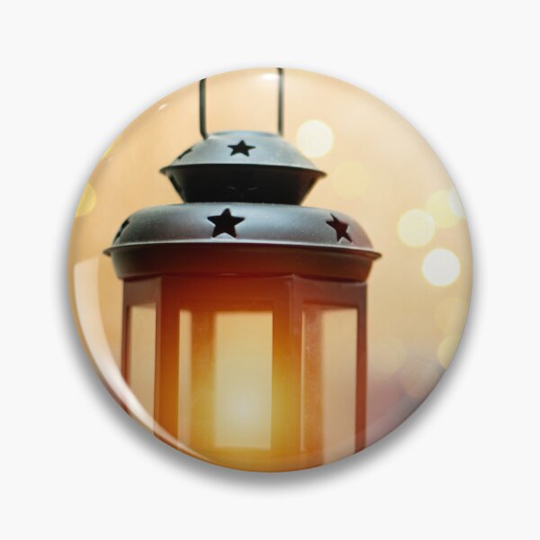 Item preview, Ornamental Arabic lantern with burning candle glowing. Festive greeting card. Invitation for Muslim holy month and bokeh light designed and sold by sigoisette.