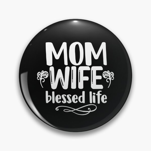 Item preview, mom wife blessed life  designed and sold by NAZIMNADIR.