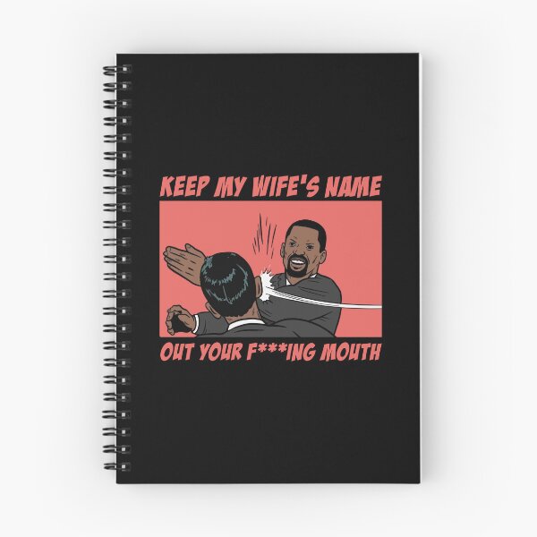 Item preview, Keep my wife's name out your mouth Oscar Slap Funny Meme, sticker and T-shirt designed and sold by Eddyed.
