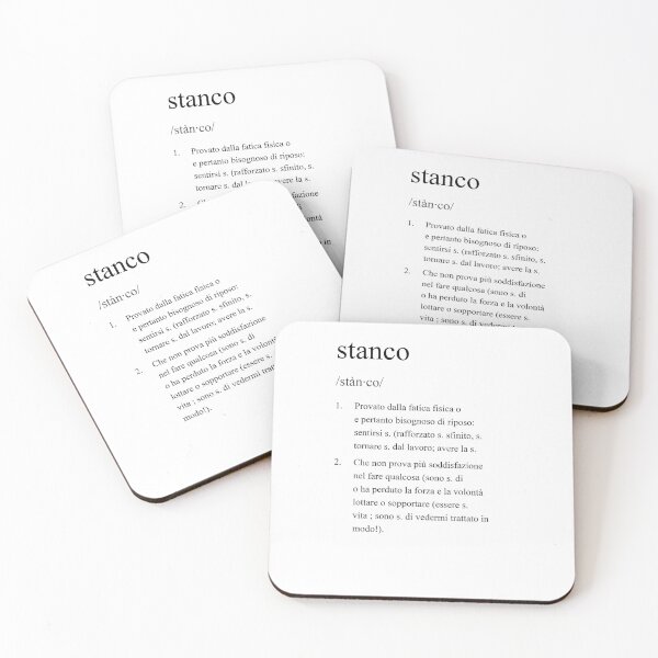 Item preview, Stanco definizione parola italiana designed and sold by CodingStore  ★★★★★.