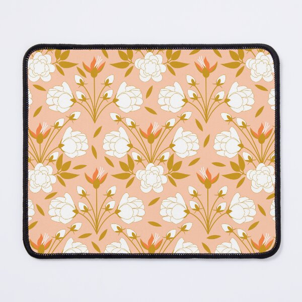 Item preview, White Snowbelle Flower and Golden Leaf designed and sold by Insvy Design Studio.