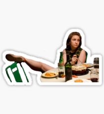 Hannah dinner party Sticker