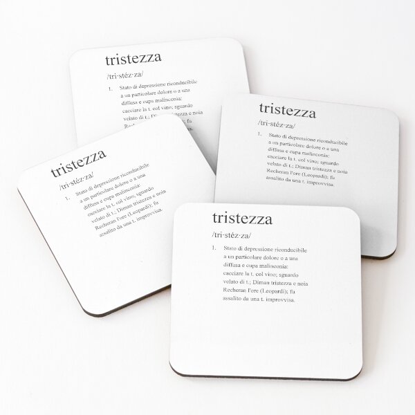 Item preview, Tristezza definizione parola italiana designed and sold by CodingStore  ★★★★★.